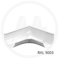 Угол желоба внутренний 90° (125мм) МК-Бауфорт